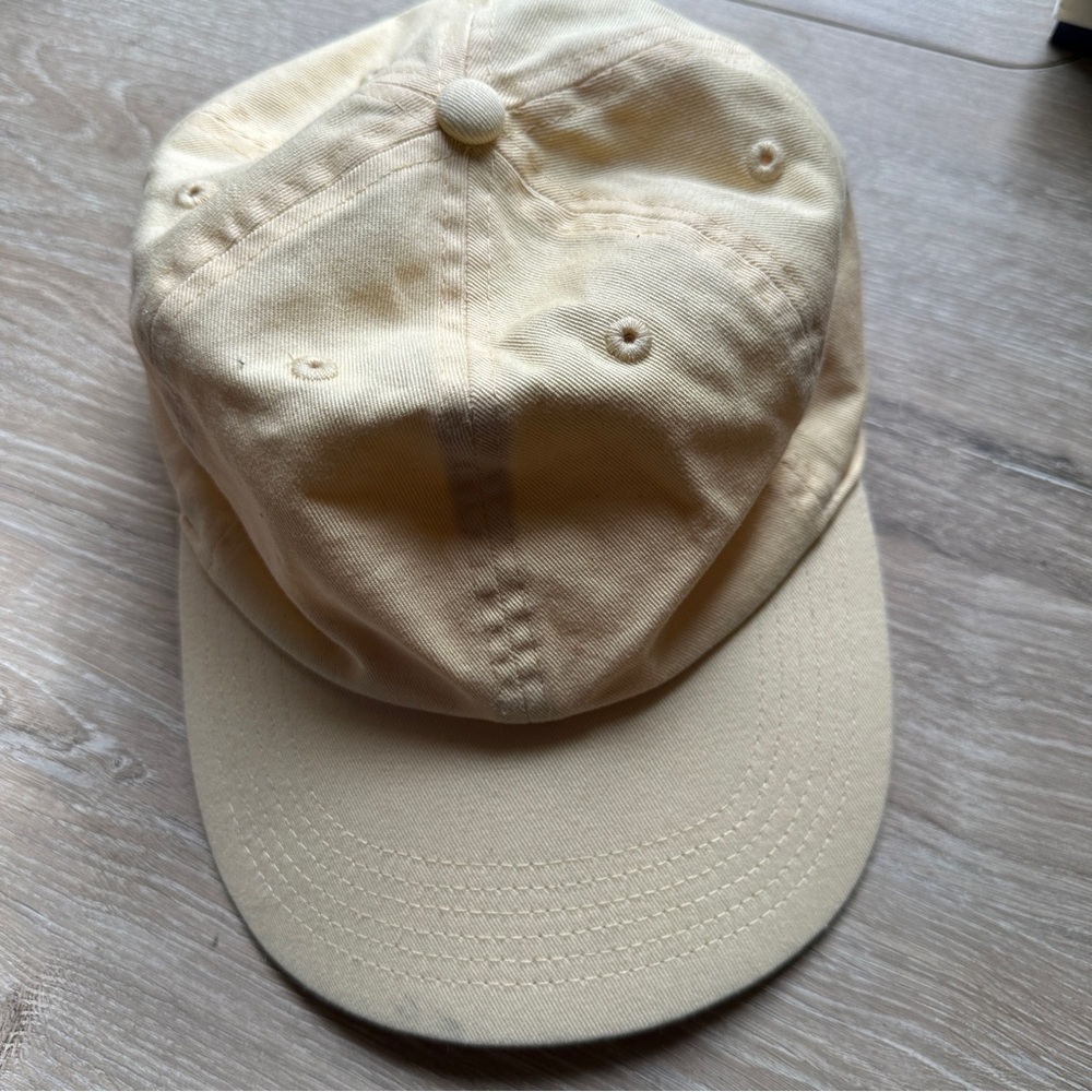 Falari pale yellow baseball cap
